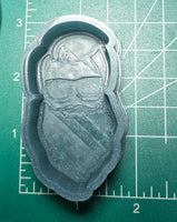 Bearded Man Vent Clip - Silicone Mold