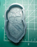 Bearded Man Vent Clip - Silicone Mold