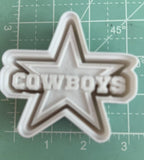 Cowboy Star Vent Clips - Silicone Mold