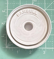 Barbell Weight Vent Clips - Silicone Mold