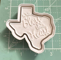 Well Bless Your Heart Vent Clips - Silicone Mold