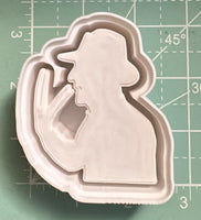Blade Hand Man Vent Clips - Silicone Mold