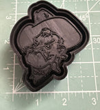 Oklahoma Cowboy Vent Clips - Silicone Mold