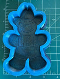 Cowboy Gingerbread Man - Silicone Mold