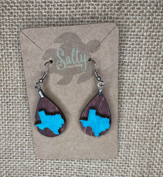 Texas Small Teardrop - Earrings