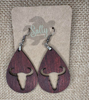 Cattle Head Teardrop - Earrings