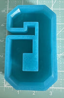 Letter G - Silicone Mold