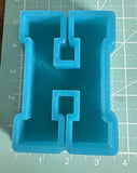 Letter H - Silicone Mold