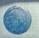 Blue Freshie with no cardstock image but has a place for the cardstock in the indention