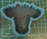 Floral Heifer - Silicone Mold