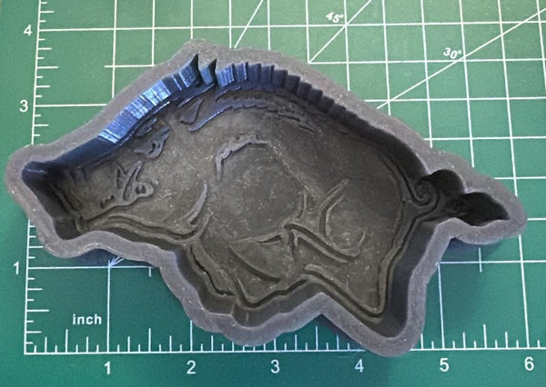 Realistic Razorback Hog Razorback - Silicone Mold – Salty Creations LLC