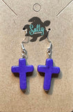 Cross - Magnesite Earrings