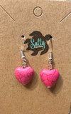 Heart - Magnesite Earrings