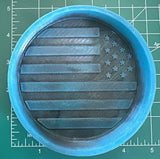 American Flag Circle - Silicone Mold