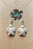 Turtle - Magnesite Earrings