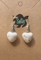 Heart - Magnesite Earrings