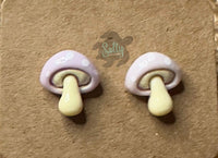 Cartoon Mushroom - Earrings