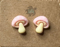 Cartoon Mushroom - Earrings