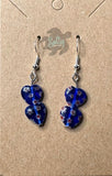 Floral Glass Hearts - Earrings