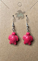 Turtle - Magnesite Earrings