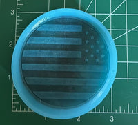 American Flag Circle Vent Clips - Silicone Mold