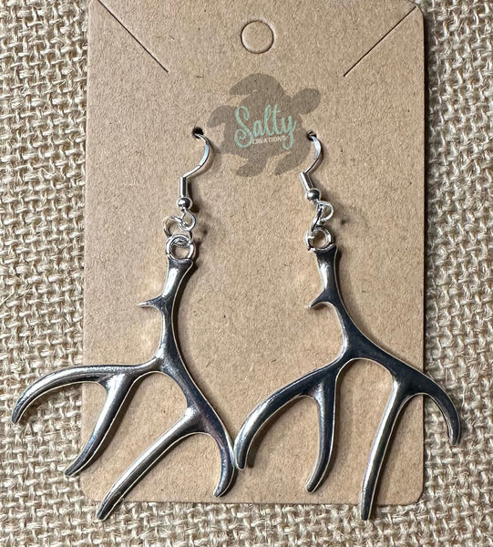 Silver Antler - Earrings