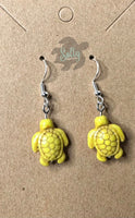 Turtle - Magnesite Earrings