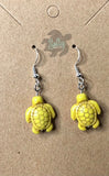 Turtle - Magnesite Earrings