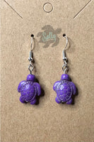 Turtle - Magnesite Earrings