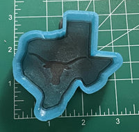 Texas Longhorn Vent Clips - Silicone Mold