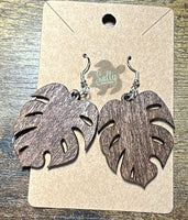 Monstera Leaf - Earrings