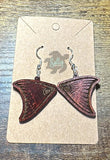 Red Fish Tail - Earrings