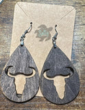 Cattle Head Teardrop - Earrings