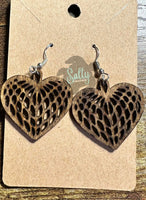 Wicker Hearts - Earrings