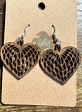 Wicker Hearts - Earrings