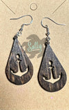 Anchor Teardrop - Earrings