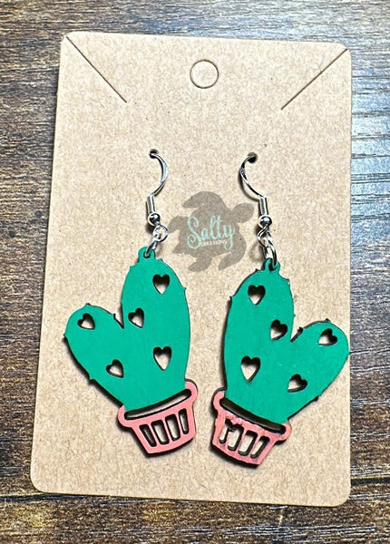 Cactus Plant - Earrings