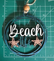 Beach Life - Car Charm