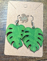 Monstera Leaf - Earrings