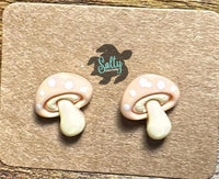 Cartoon Mushroom - Earrings