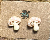 Cartoon Mushroom - Earrings