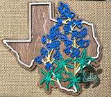 Texas Bluebonnets - Magnet