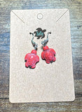 Turtle - Magnesite Earrings