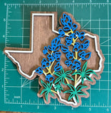 Texas Bluebonnets - Magnet