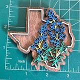 Texas Bluebonnets - Magnet