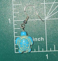 Turtle - Magnesite Earrings