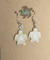 Turtle - Magnesite Earrings