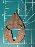 Cattle Head Teardrop - Earrings