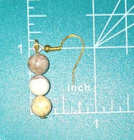 Australia Agates Brown Charm - Earrings