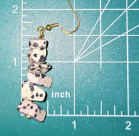 Dalmatian Jasper Stone -  Earrings